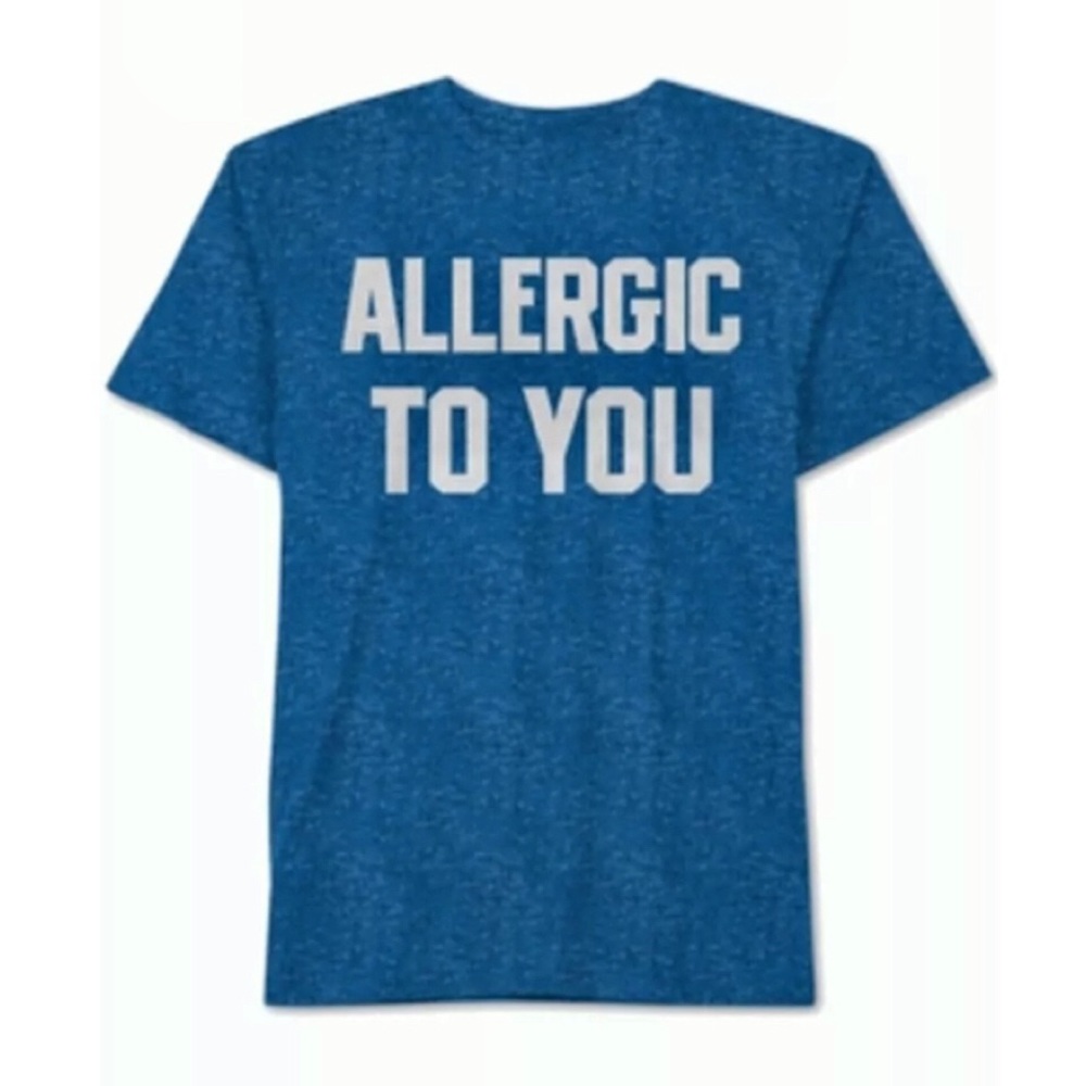 - “Allergic to You” Men’s Graphic Tee SZ M! NEW!
